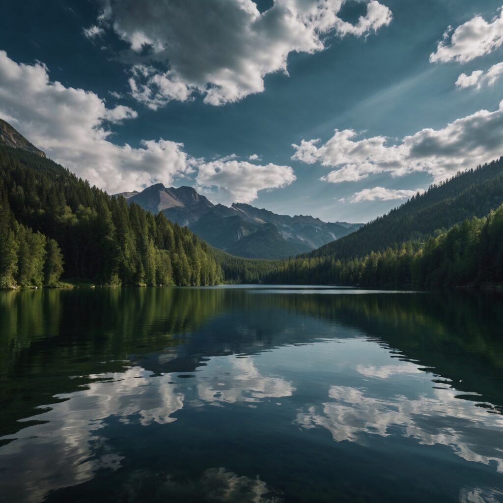 Dramatic Lake Dramatic AI Lake