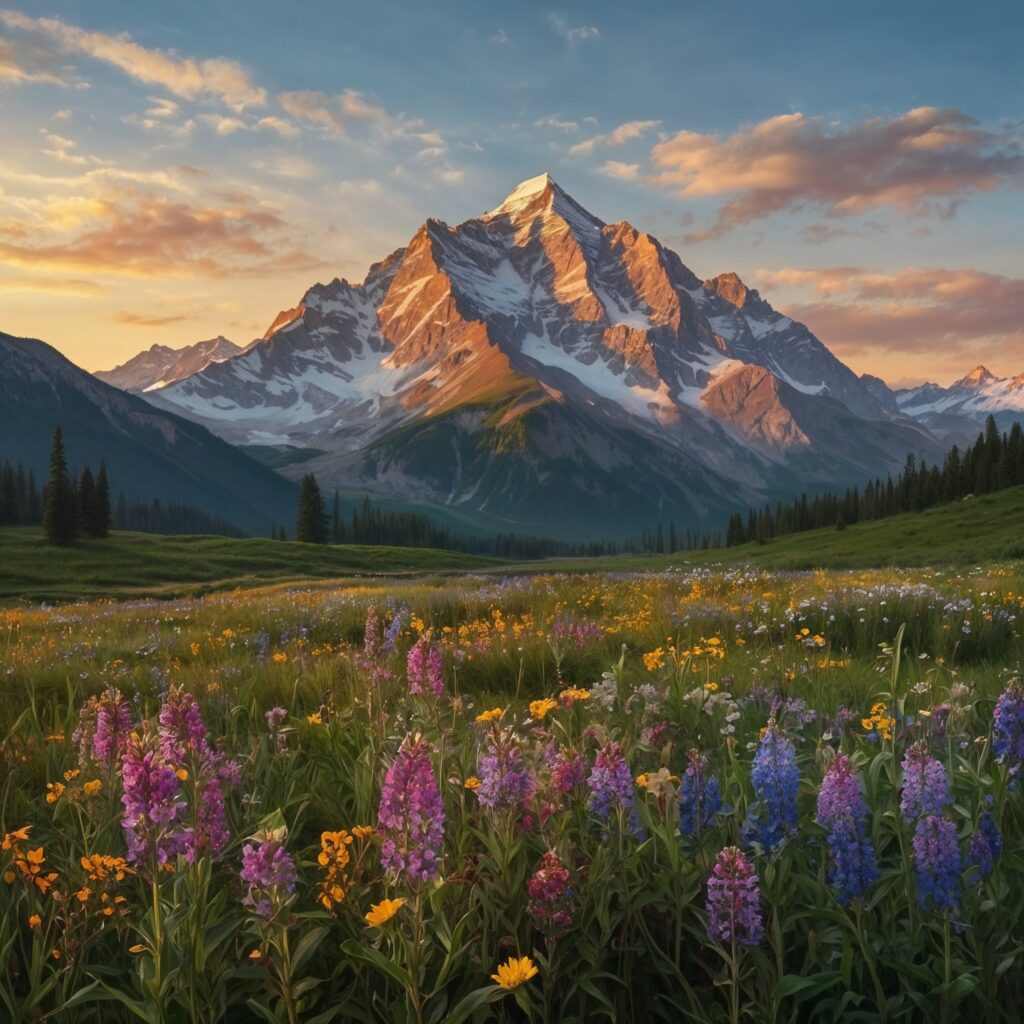 Dramatic Mountain Dramatic AI Mountain